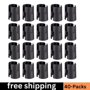 Wire Shelf Clips,40-Packs Wire Shelving Shelf Lock Clips for 1" Post- Shelving S - Picture 1 of 8