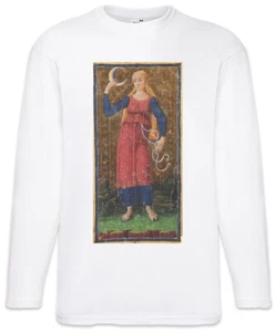 Tarot Arcanum Moon Herren Langarm T-Shirt Card Logo Der Mond The Karte Karten - Picture 1 of 1