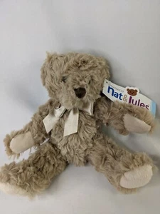 Mini oso de peluche Nat & Jules Forever My Teddy 8 pulgadas 2016 animal de peluche tostado #2 - Imagen 1 de 6