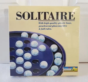 VINTAGE SOLITAIRE GAME BY CHAD VALLEY - BRAND NEW AND SEALED - GLASS MARBLES  - Picture 1 of 5