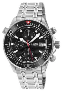 Gevril Men's 48810B Hudson Yards Chrono Swiss Automatic SW 500 MVMNT Diver Watch - Picture 1 of 10