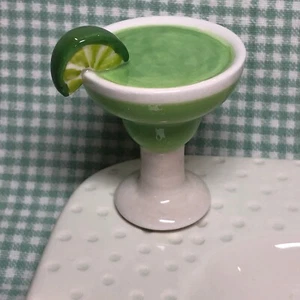 Nora Fleming mini A130 green Margarita Lime & Salt Please Cinco de Mayo 2.5 X 2” - Picture 1 of 5