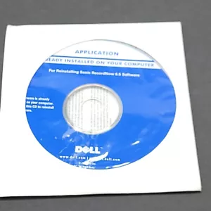 CD de aplicación Dell Windows Sonic RecordNow 6.5 software sellado - Imagen 1 de 3