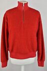 TOPSHOP Red Fleece Jumper size Uk 8 Womens 1/4 Zip Pullover Outdoors Outerwear