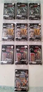 STAR WARS THE SAGA COLLECTION NIB 2006 LOT OF 10 HASBRO FIGURES K B TOYS RARE - Picture 1 of 11