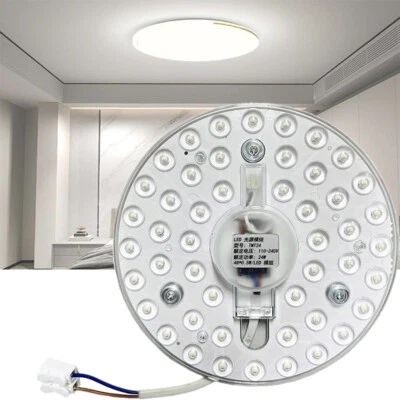 Ceiling Fan Replacement lamp Bulb 24W White 6000K LED Light Engine Retrofit Kit - Image 1 of 4