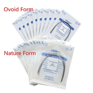 Dental Ortho Niti Arch Wire 012-020 U/L Ovoid/Natural Thermal Activated Round AZ - Picture 1 of 17