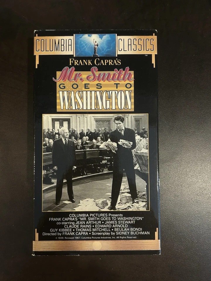 Mr. Smith Goes To Washington VHS Frank Capras Columbia Classics Foto 1 de 1
