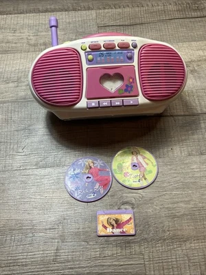 Vintage Barbie Dance With Me Talking Boombox 2 CD’s & 1 Cassettes Radio BE-160 - Image 1 of 4