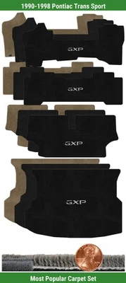 Conjunto de tapete personalizado Ultimat para Pontiac Trans Sport 90-98 com logotipo (4 peças) #X44 - Imagem 1 de 4