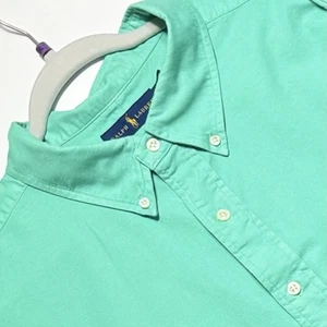 NEU Ralph Lauren türkisfarbenes Langarmhemd mit Knopfleiste Gr. 3XB XXXL TOP - Bild 1 von 8