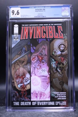 Invincible (2003) #99 Ryan Ottley Wraparound Variant Cover CGC 9.6 White Pages - Image 1 of 3