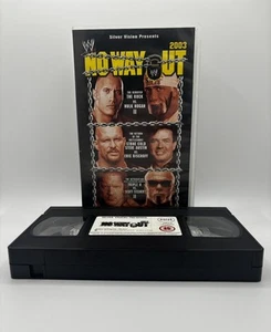 WWE - No Way Out 2003 (VHS, Silver Vision, The Rock VS Hulk Hogan II) Tested - Picture 1 of 8