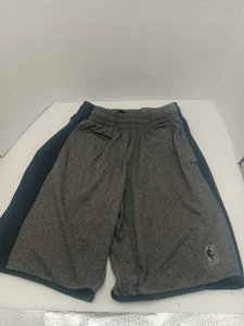 NBA Shorts Youth Large (14-16) Grey Stretch Basketball Active Pockets - Picture 1 of 3