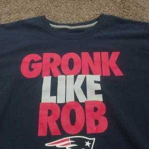 Nike "Gronk Like Rob" New England Patriots T-Shirt Herren Large Navy Blau NFL - Bild 1 von 7