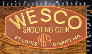 St. Louis County, Missouri NRA WESCO Shooting Club Vintage Hunting Jacket Patch - Picture 1 of 1