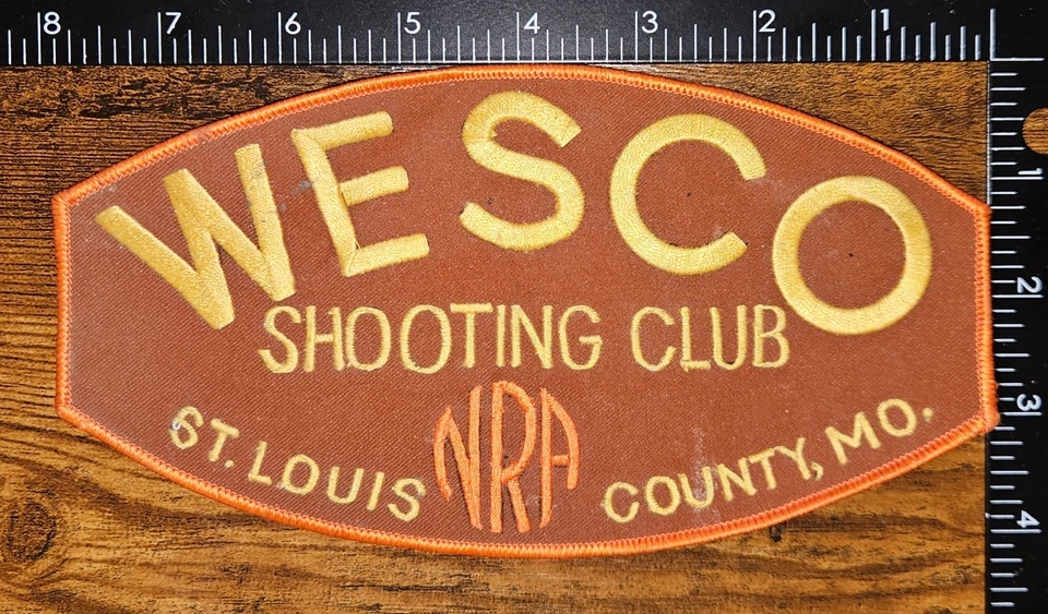 St. Louis County, Missouri NRA WESCO Shooting Club Vintage Hunting Jacket Patch - Image 1 of 1