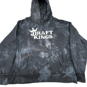 Champion Hoodie Mens 3XL Black Cotton Graphic Print Draft Kings Reverse Weave - Picture 1 of 11