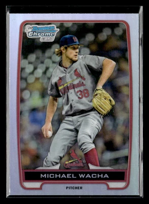 Michael Wacha - 2012 Bowman Draft 1er refractor cromado #BDPP26 Cardinals Foto 1 de 2