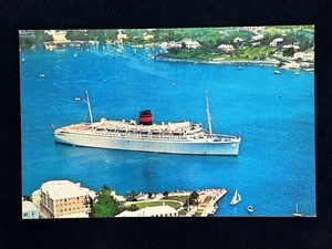 SS Queen of Bermuda - Furness Bermuda Line - Postal vintage - Imagen 1 de 2