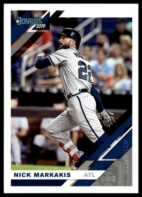 2019 Donruss Nick Markakis #177 - Image 1 of 2