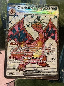 Carta Pokemon TCG - Charizard ex SVP 056 Black Star Promo Scarlatto e Viola NM - Foto 1 di 2