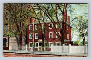 Portland ME-Maine, Longfellow's Home, Vintagecard - Picture 1 of 2
