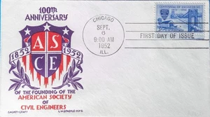 Cachet Craft Staehle 1012 American Society of Civil Engineers Hand Cancel  - Picture 1 of 1