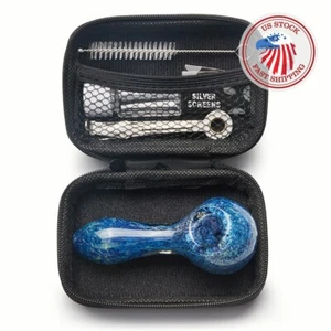 4 Inch Tobacco Smoking Glass Pipe Handmade Pipes Gorgeous Bowl Collectible - Picture 1 of 6