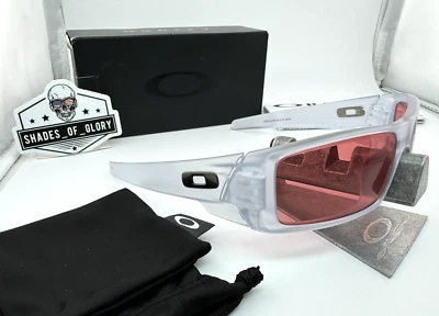 GAFAS DE SOL OAKLEY GASCAN MATE TRANSPARENTE CON PRIZM NARANJA MELOCOTÓN OO9014-C9 NUEVAS RARAS Foto 1 de 4