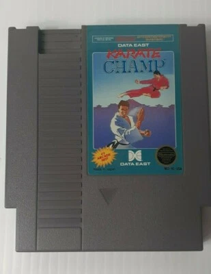 Karate Champ (1986) Cartridge Nintendo NES Game Authentic  - Image 1 of 4