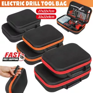 Multifunction Electric Drill Tool Storage Case Eletric Power Tool Anti-shock Bag - Picture 1 of 16