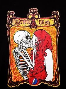 NEW ! VINTAGE STYLE GRATEFUL DEAD T-SHIRT, DOUBLE SIDED, w/ TRANSFERS, Sz S-XS - Picture 1 of 7