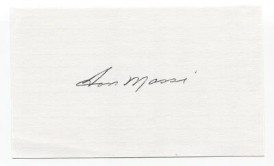 Tarjeta índice de béisbol firmada por Don Mossi 3x5 firma autografiada Foto 1 de 2