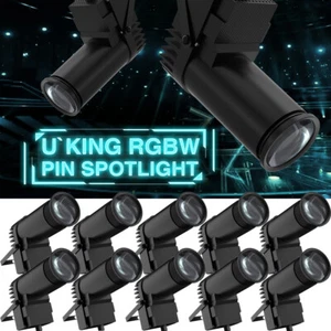 10PCS 50W PinSpot Stage Light RGBW LED DMX Light Club Party Show Disco Spotlight - Picture 1 of 12