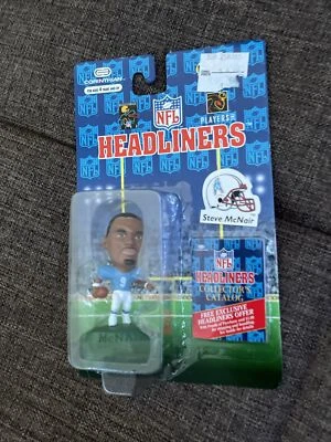 NOVA Estatueta Colecionável Steve McNair, Oilers 1996 NFL Headliners Football 3 - Imagem 1 de 2