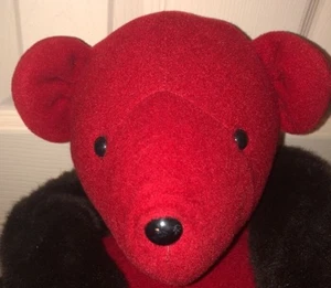 North American Bear Company (NABCO) VIB Lauren Bearcall Red Plush #C292 Vintage - Picture 1 of 7