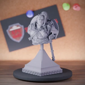 Barbarian Female Bust for Painting and Collecting - Picture 1 of 7
