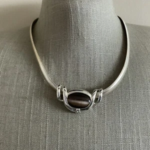 Premier designs silver tone slide snake chain interchangeable necklace - Picture 1 of 8