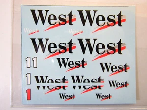 Decalpool 1/20 McLaren MP4/13 "West" option Decal Sheet DP138 for Tamiya Kit - Picture 1 of 3