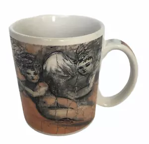 Buon Giorno Italy Shelly Masters Coffee Mug Cup 12oz Unique Signed - Picture 1 of 7