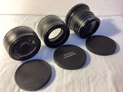 Telephoto Lens By Digital Concepts Lot Of 3 - Image 1 of 4