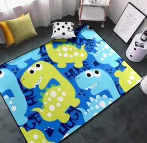 Cartoon Dinosaur Area Rugs for Kids Room Boys 32" x 46" - Picture 1 of 5