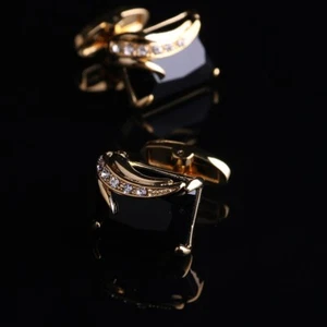 Father's Day Gift Men Cufflinks for Dad 1 Pair of Shirt Suit Cuff Links Jewelry - Picture 1 of 11