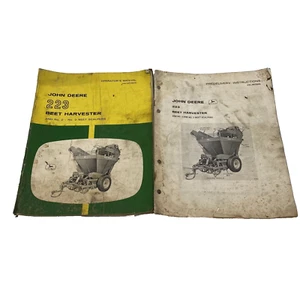 John Deere 223 Beet Harvester Owner Operator Maintenance Manual & Instructions - Picture 1 of 7