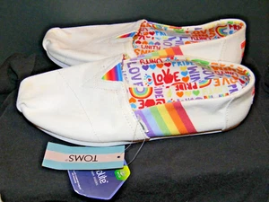 Toms Alpargata Damen-Slipper 5,5 Rainbow Pride Unity neu mit Etikett - Bild 1 von 7