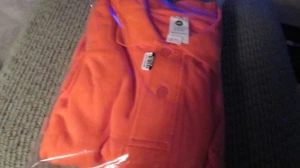 MEN'S POLO SHIRT- SIZE MEDIUM- BRIGHT ORANGE - Picture 1 of 1