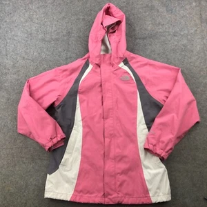 The North Face Jacket Girls XL Pink Full Zip Rain Shell Hyvent Ski * - Picture 1 of 14