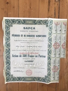 SAPCA, Pêcheries & Conserves Alimentaires (MAROC) (A2) - Picture 1 of 1
