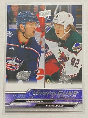 2023-24 Upper Deck #730 Adam Fantilli/Logan Cooley YG CL - Image 1 of 2